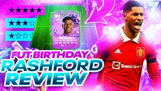 FUT Birthday Rashford Evolution Review  - EA FC24 Player Review