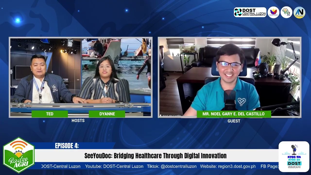 Ayos na Ayos sa DOST S4 EP4: 𝗦𝗲𝗲𝗬𝗼𝘂𝗗𝗼𝗰: 𝗕𝗿𝗶𝗱𝗴𝗶𝗻𝗴 𝗛𝗲𝗮𝗹𝘁𝗵𝗰𝗮𝗿𝗲 𝗧𝗵𝗿𝗼𝘂𝗴𝗵 𝗗𝗶𝗴𝗶𝘁𝗮𝗹 𝗜𝗻𝗻𝗼𝘃𝗮𝘁𝗶𝗼𝗻