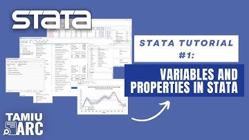 Variables and Properties in STATA