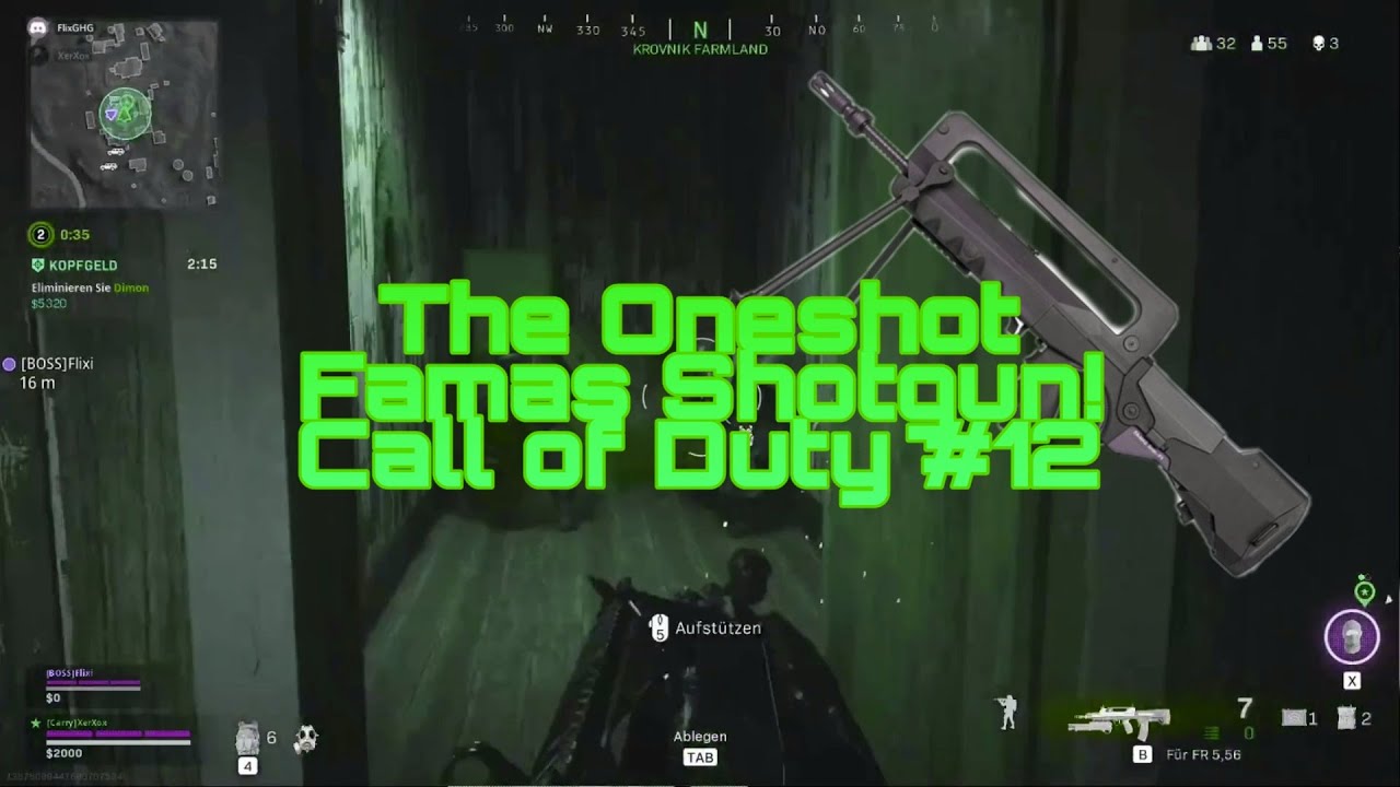 The broken one shot Famas Shotgun! Gameplay + Class Setup! Call of Duty #12