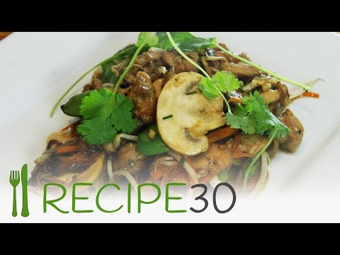 Thai Chicken Stirfry Recipe in 30 seconds.