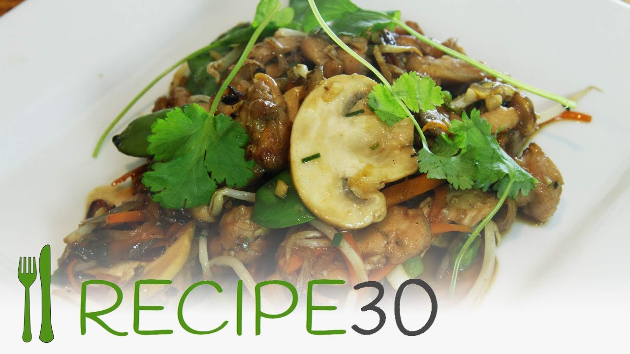 Thai Chicken Stirfry Recipe in 30 seconds. | Recipe30