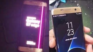 三星GALAXY S7 Edge 屏幕红线条修复