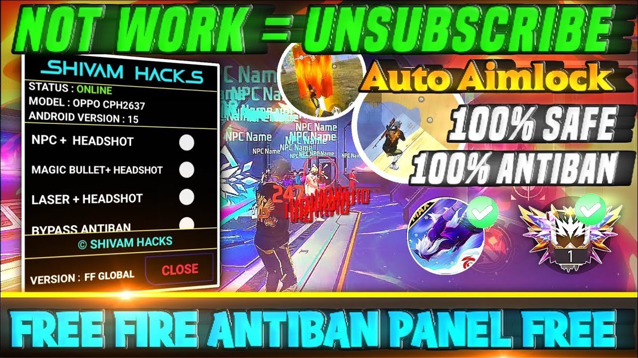 New 100% Auto Aimlock Headshot 🎯 Config file freefire aimbot+aimlock🎯 ...