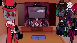 Vees react to alastor and Vox edits | hazbin Hotel | 