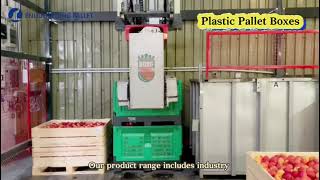foldable plastic pallet boxes