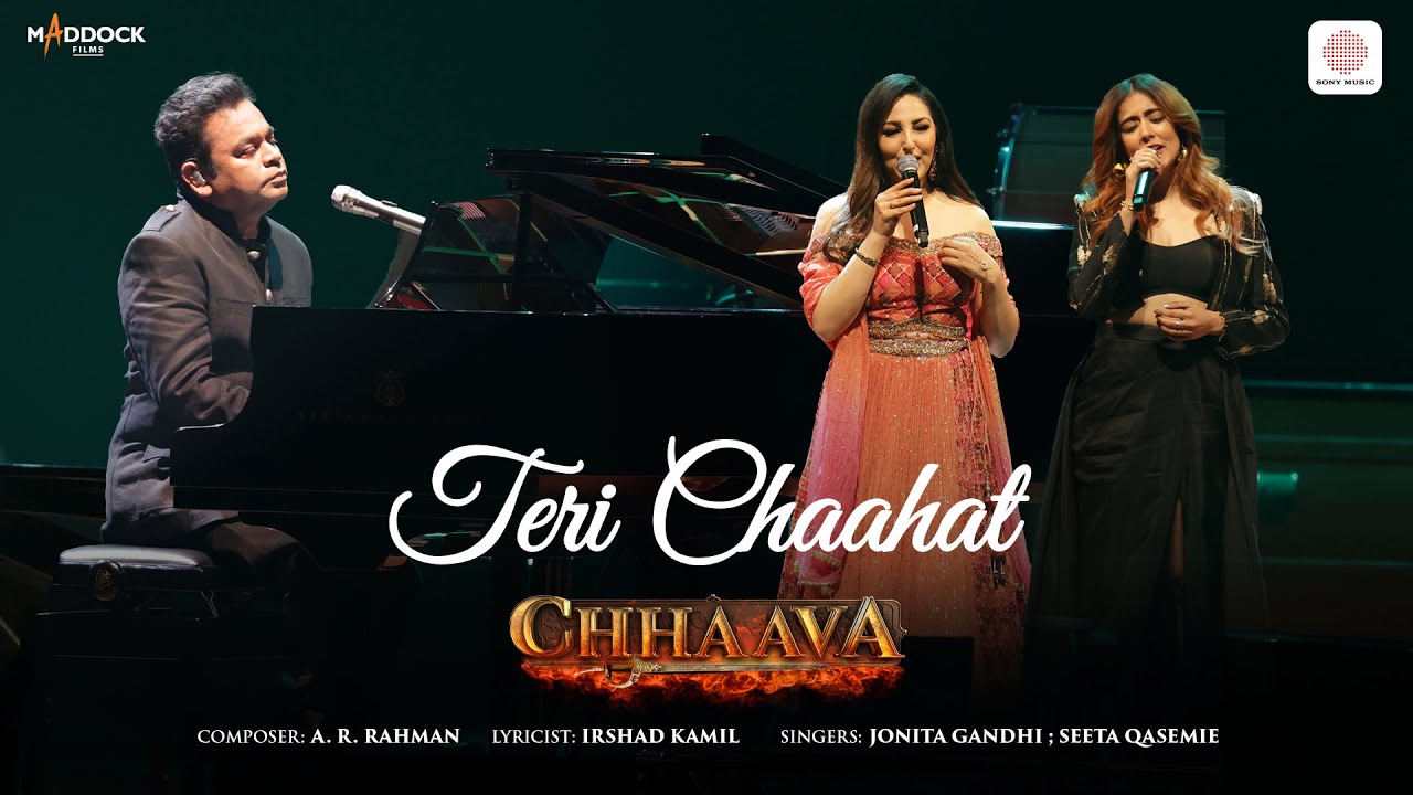 Teri Chaahat Live Video | Chhaava | Vicky Kaushal, Rashmika Mandanna | A. R. Rahman, Jonita , Seeta