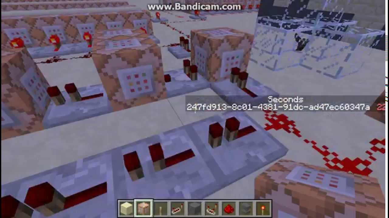 Command block Digital clock in Minecraft!