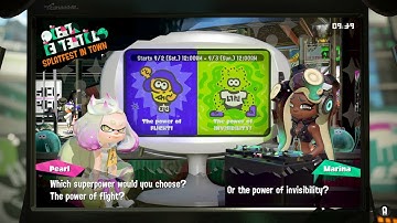 North America Splatfest Intro 2: Flight vs Invisibility