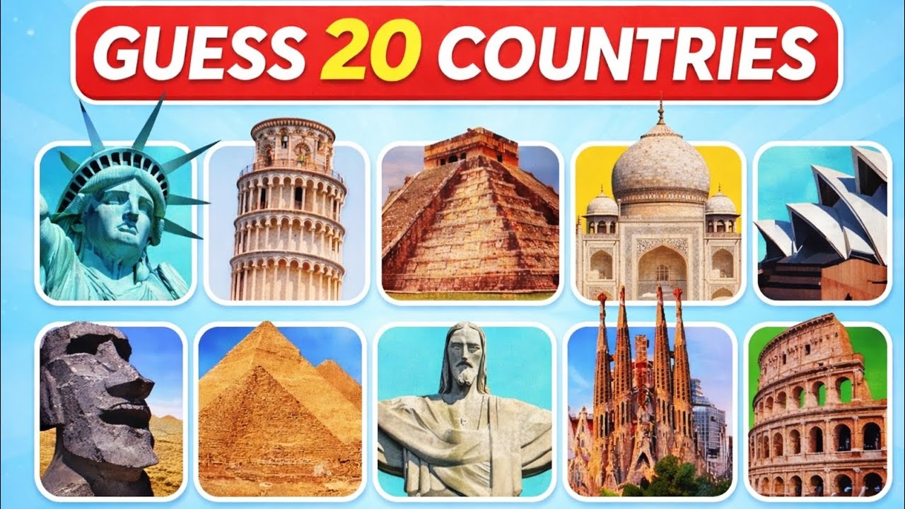 Guess the Country by Its Monument 🌍🏛️ | World Monuments Quiz | Geography Challenge
