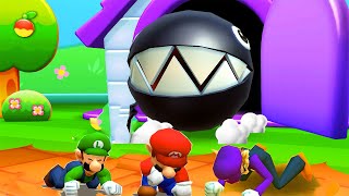 Mario Party Star Rush - Who's Lucky? - Waluigi vs Wario vs Luigi vs Daisy