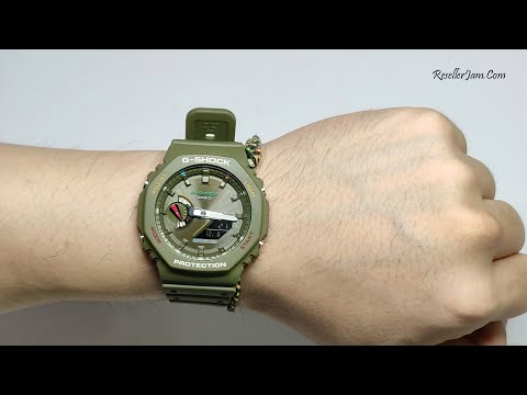 G-SHOCK GA-B2100FC-3AJF グリーン G-SHOCK》MULTICOLOR ACCENTシリーズ GA-B2100FC-3AJF Bluetooth