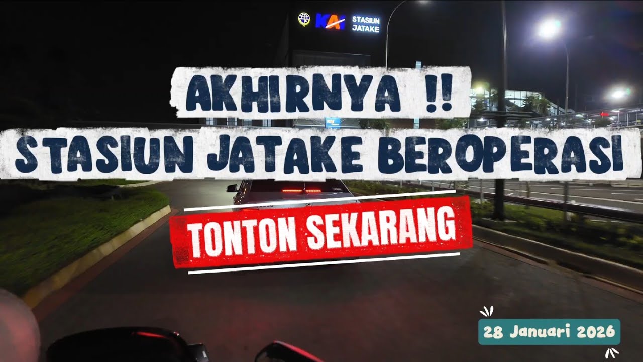 Akhirnya‼️ Stasiun JATAKE sudah beroperasi | warga ParknSerpong Happy 🫰🔥 #stasiun #trending #viral 