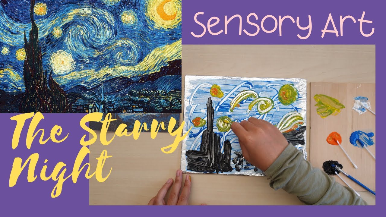 Sensory Art: Foil Painting (The Starry Night)