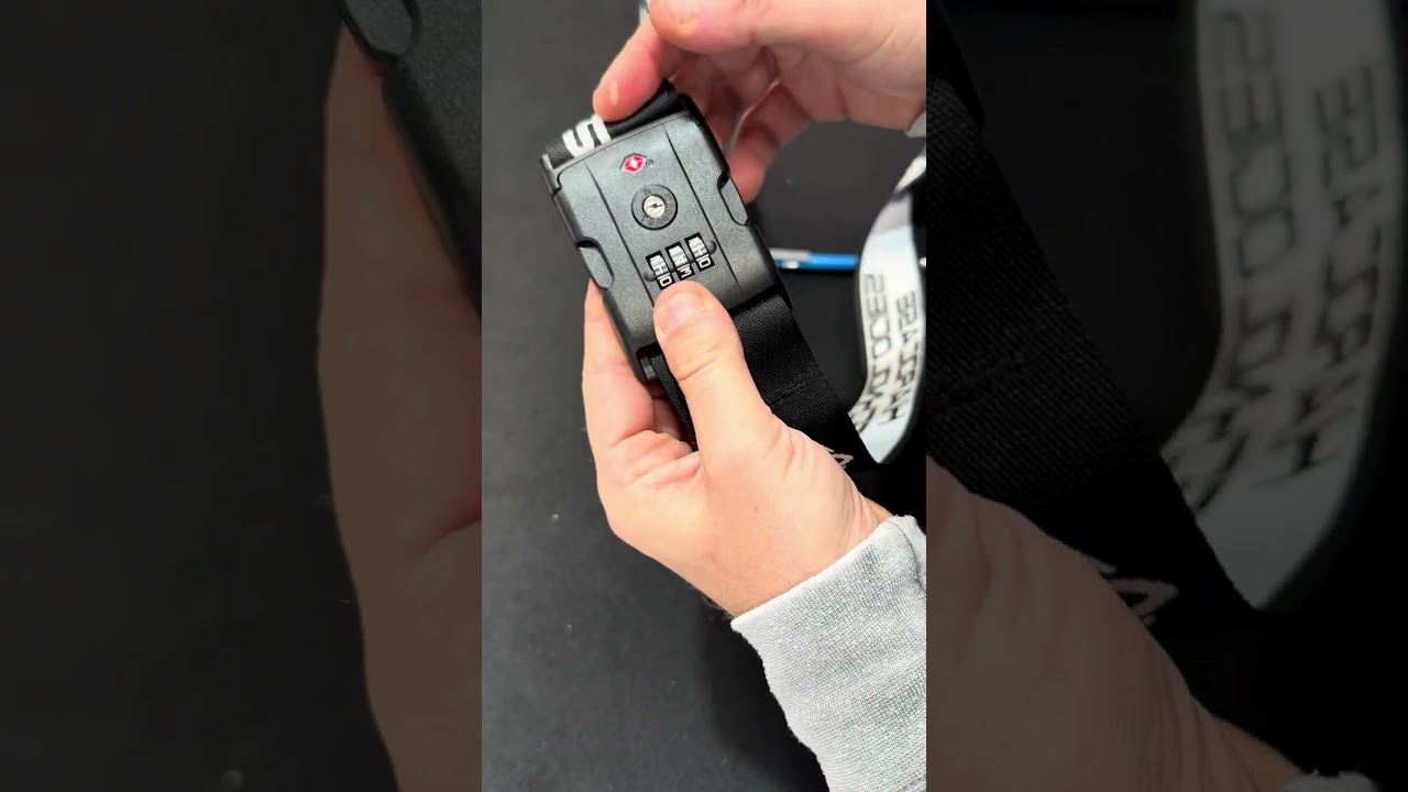 TSA Lock x CArgo and Rolltek TSA Strap. Tutorial