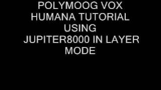 POLYMOOG VOX HUMANA TUTORIAL, FEATURES MUSIC OWNED BY GARY NUMAN