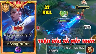 Perhaps this is Top Raz's best 27-kill match ever.