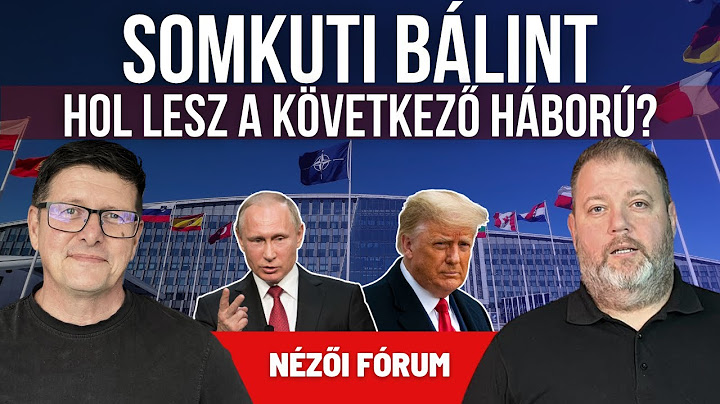 🔴NATO-csúcs: felkészülés a következő háborúra - Somkulti Bálint és Morvay Péter élő nézői fórum