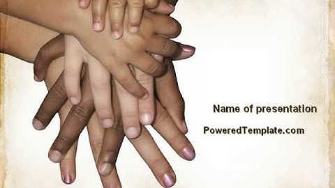 Palm to Palm PowerPoint Template by PoweredTemplate.com