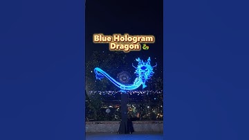 Unreal 3D Hologram Dragon – Giant Display in Action. #hologram #hologramfan #cooltech #shortstech