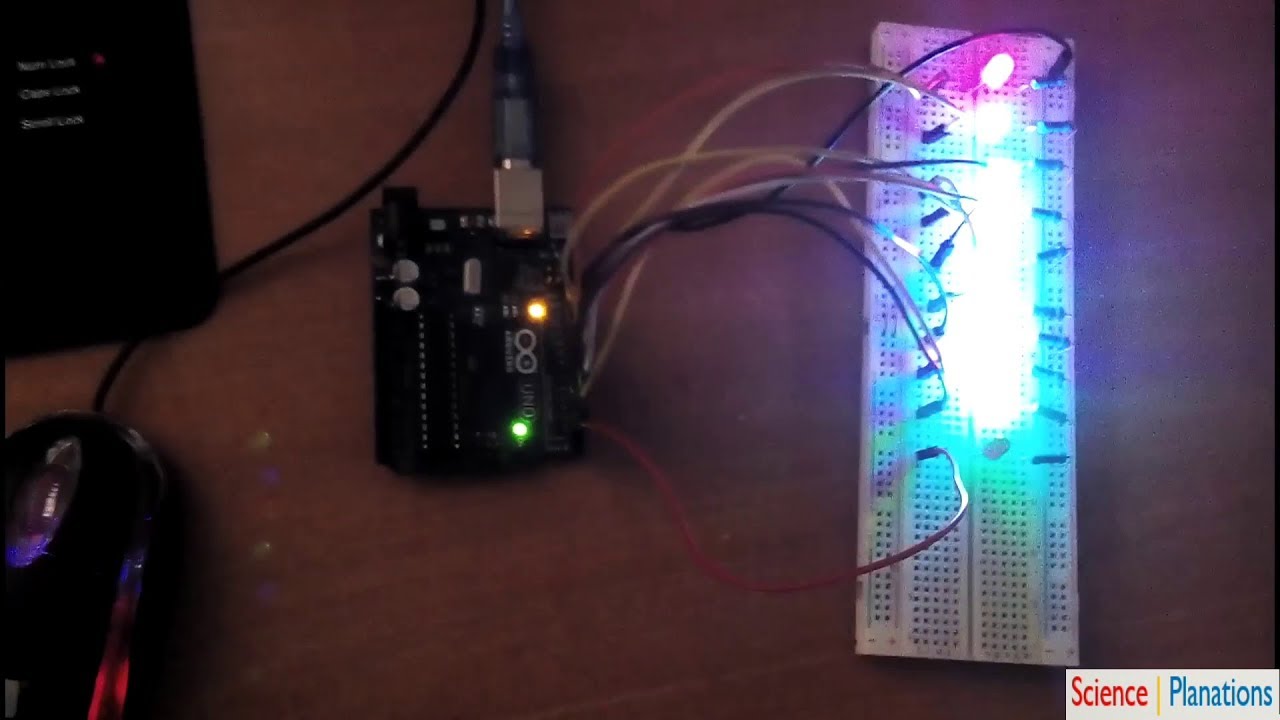 How to Make an Arduino LED Chaser and Flasher | Running LEDs - YouTube