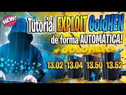 Convert your PS4 EXPLOIT to GOLDHEN AUTOMATICALLY GoldHEN13 XX TUTORIAL Very EASY