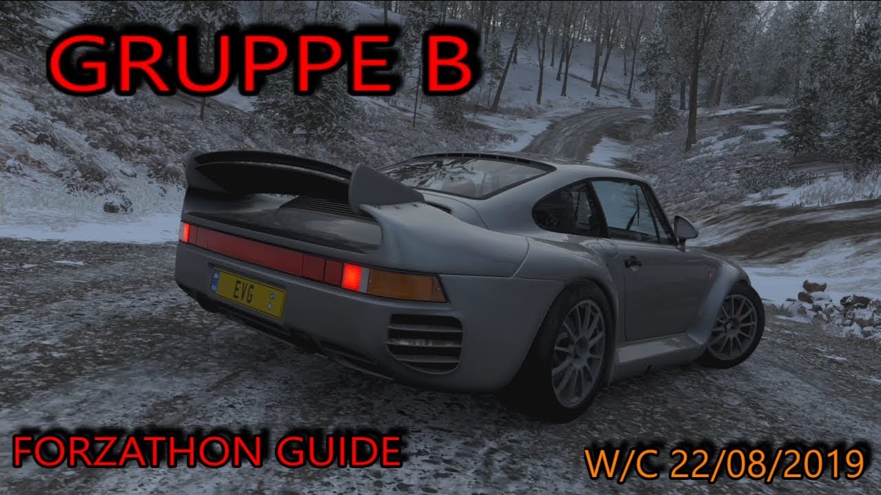 Forza Horizon 4 - FORZATHON GUIDE 'Gruppe B' Porsche 959