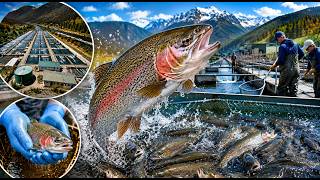 How 500,000 Trout Fish Are Raised in the Mountains