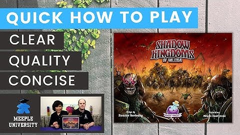 Shadow Kingdoms of Valeria Board Game - Quick How to Play. A Kickstarter Preview