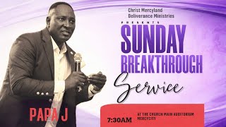 SUNDAY BREAKTHROUGH SERVICE LIVE (19TH APRIL 2026) WITH SNR. PROPHET JEREMIAH OMOTO FUFEYIN.