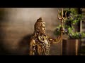 Beautiful brass standing lord shiva idol  statuestudio