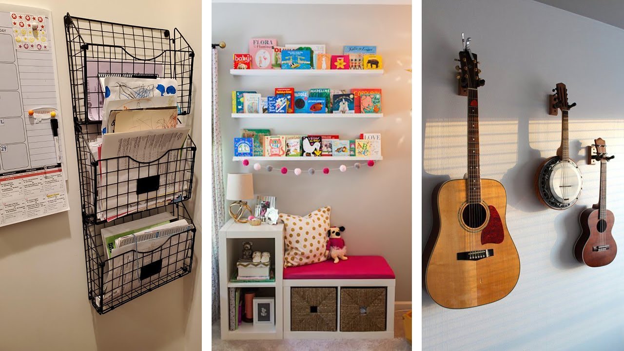 20 Ideas To Add More Storage On Your Blank Wall YouTube