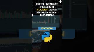 Batch rename files in a folder using Python. Quick and easy! 🚀#python #pythonprogramming #coding