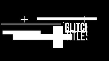 Colored Glitch Titles Premiere Pro Templates