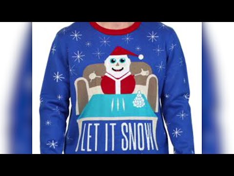 Wideo: Walmart: Cocaine Christmas Sweter Controversy