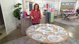 Designing Dining 168-Pc Disposable Celebration Dinnerware Set On Qvc