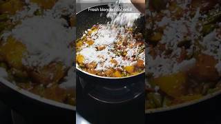 Beans with Coconut bhurji Recipe | Lunch Dinner special 😋#shorts #vegrecipe #easyrecipe #viral