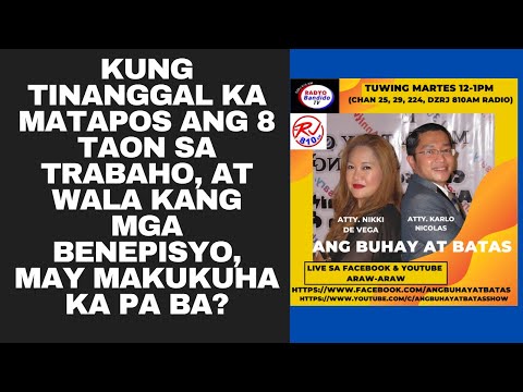 Video: Bayad Ba Ngayon Ang Mga Benepisyo Sa Kawalan Ng Trabaho At Kung Magkano