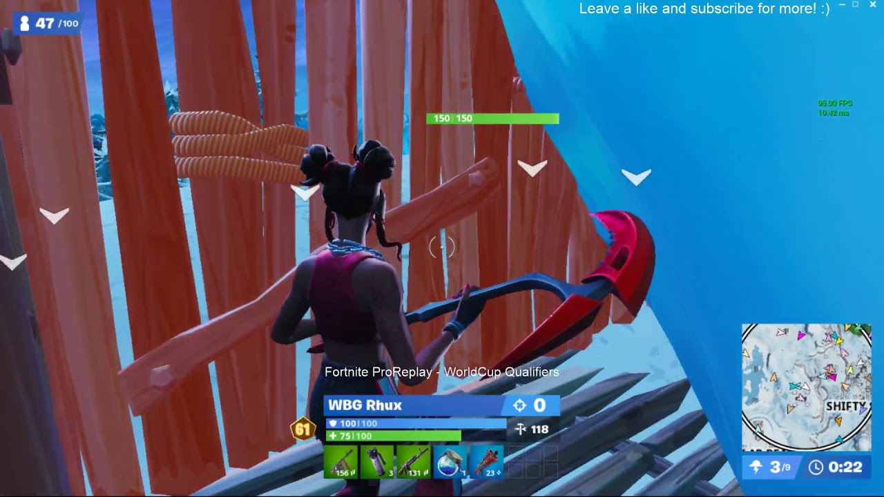 How Rhux qualified for World Cup - WBG Rhux Fortnite Pro Replay / Gameplay