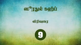 Soorah Al Kahf Tafsir  Usthaz Mansoor tamil Lecture 09