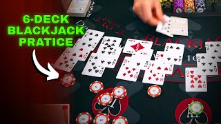6-Deck Card Counting Practice — Each Shoe Gets Faster ⚡⏩
