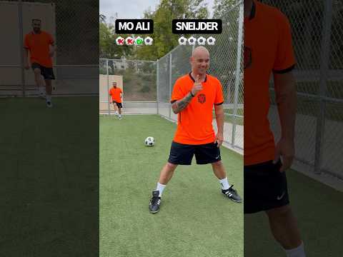 Passing challenge vs Sneijder 🔥