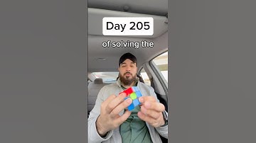 Day 205 of solving the Rubik’s cube blindfolded every single day until I break the National Record.