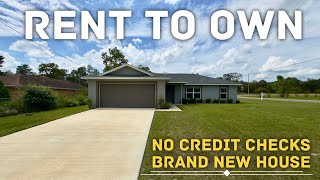 Ocala FL,Rent To Own | No Credit Check Brand New Home 