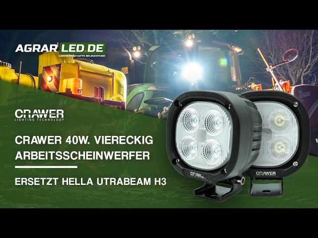 Crawer Arbeitsscheinwerfer 40W CREE – ersetzt Hella Ultra Beam H3