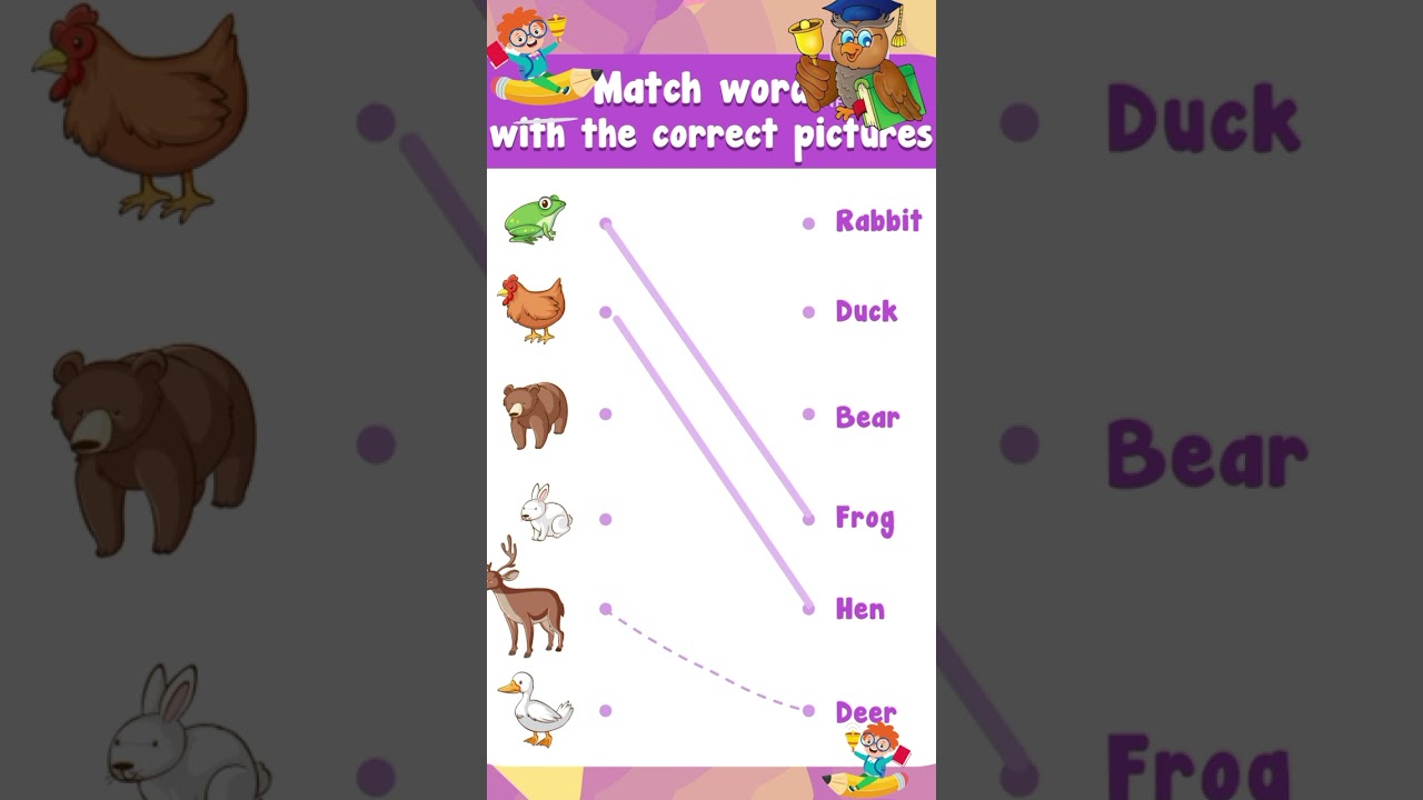 Match word with the correct picture 