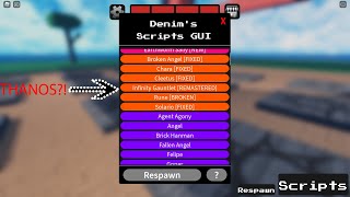 Playing Script Fighting Ultimate. AND BECOMING THANOS!