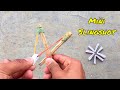 How to make mini bamboo slingshot. mini GULEL making from bamboo #bambooSlingshot