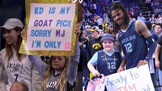 NBA Players Making Fans' Day