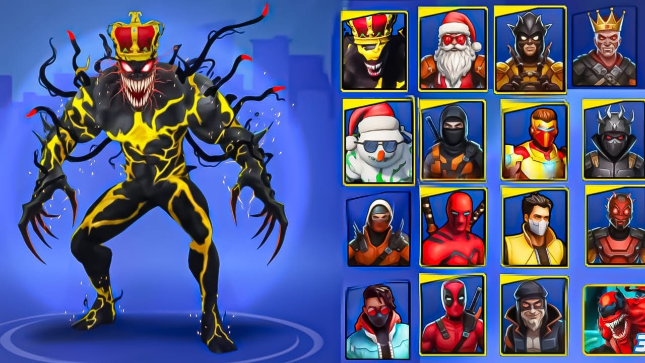 I Unlocked All Characters In Spider Fighter 3 🔥